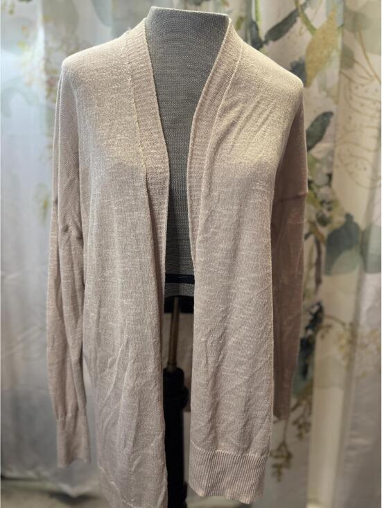Nine West Sweaters - Nine West Small Light Beige Open Front Cardigan Sweater